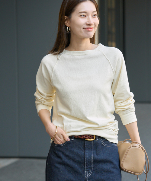 FRAMeWORK（フレームワーク）の「≪追加≫NEWスラブベアテンプルオーバー 2（Tシャツ/カットソー・レディース・グレー/アイボリー/ネイビー/ホワイト・FREE）」の15枚目の写真