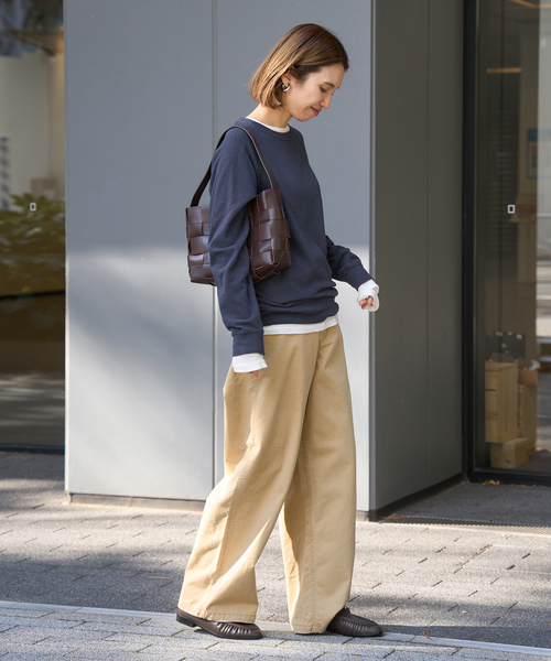 FRAMeWORK（フレームワーク）の「≪追加≫NEWスラブベアテンプルオーバー 2（Tシャツ/カットソー・レディース・グレー/アイボリー/ネイビー/ホワイト・FREE）」の18枚目の写真