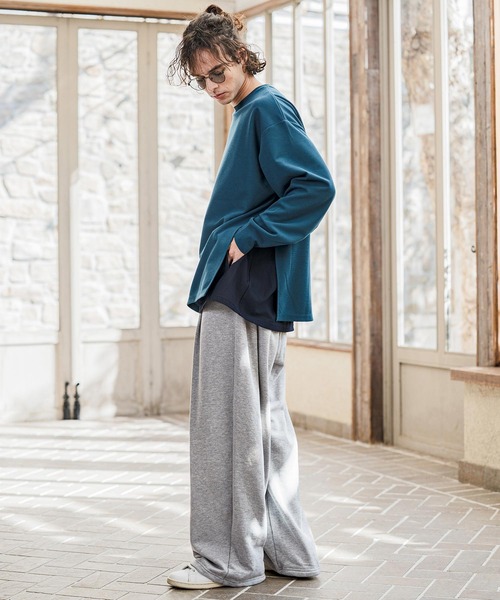 CAMBIO(カンビオ)の「mp14628- Urban Tuck Sweat Pants スウェットパンツ(AI-261-010)(スウェットパンツ・メンズ・ブラック/グレー・M/L)」の6枚目の写真