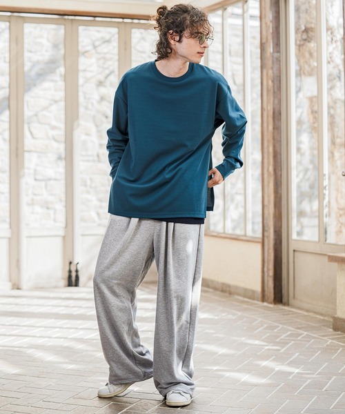 CAMBIO(カンビオ)の「mp14628- Urban Tuck Sweat Pants スウェットパンツ(AI-261-010)(スウェットパンツ・メンズ・ブラック/グレー・M/L)」の7枚目の写真