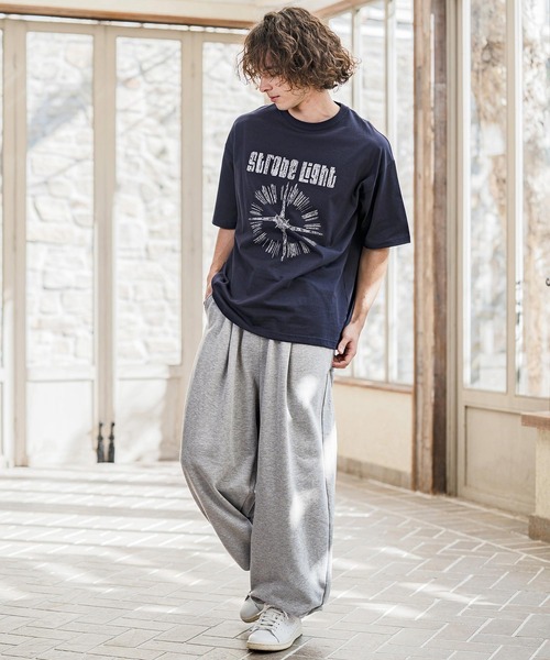 CAMBIO(カンビオ)の「mp14628- Urban Tuck Sweat Pants スウェットパンツ(AI-261-010)(スウェットパンツ・メンズ・ブラック/グレー・M/L)」の8枚目の写真