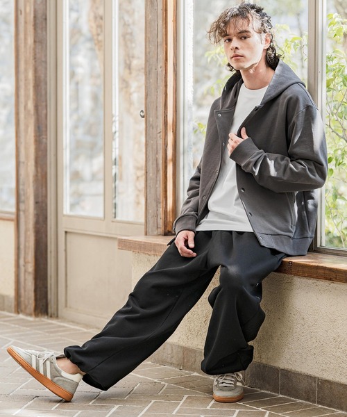 CAMBIO(カンビオ)の「mp14628- Urban Tuck Sweat Pants スウェットパンツ(AI-261-010)(スウェットパンツ・メンズ・ブラック/グレー・M/L)」の18枚目の写真