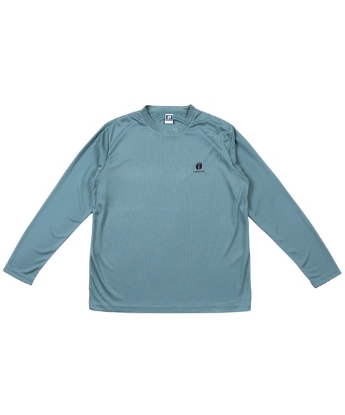 HANGTEN(ハンテン)の「【HANGTEN/ハンテン】ワンポイント刺繍ロングTシャツ 長袖Tシャツ ロンT カジュアル ストリート サーフ アメカジ 刺繍ロゴ(Tシャツ/カットソー・メンズ・ホワイト/ターコイズブルー/グレー/ネイビー・MEDIUM/LARGE/X-LARGE)」の5枚目の写真