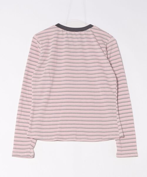 VIBGYOR(ヴィブジョー)の「【LAMPOON】マルチボーダーカットソー(Tシャツ/カットソー・レディース・ピンク・MEDIUM/SMALL/LARGE)」の10枚目の写真