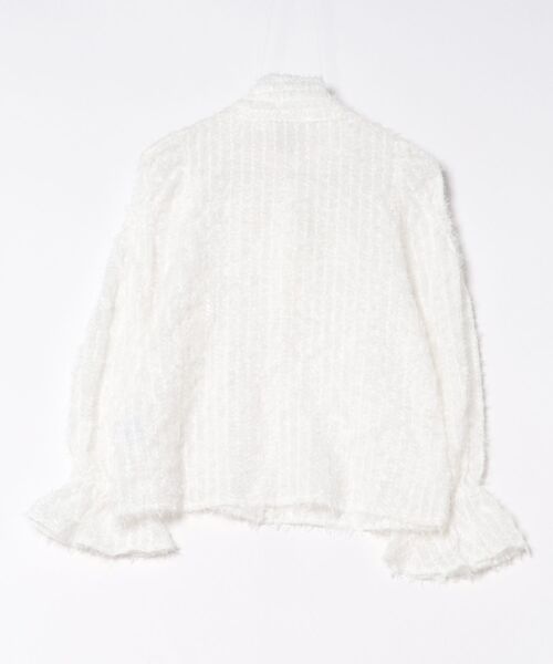 PICCIN PERLA（ピッチンペルラ）の「シアー突っ切りブラウス（シャツ/ブラウス・レディース・オフホワイト・M）」の10枚目の写真