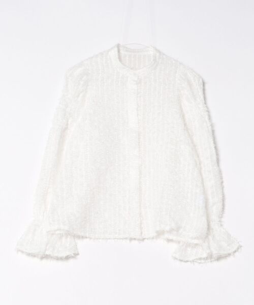 PICCIN PERLA（ピッチンペルラ）の「シアー突っ切りブラウス（シャツ/ブラウス・レディース・オフホワイト・M）」の11枚目の写真