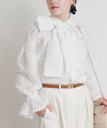 PICCIN PERLA | シアー突っ切りブラウス(シャツ/ブラウス)