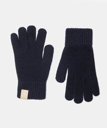 HALDEN（ハルデン）の「basic wool gloves (G001_navy)（手袋）」