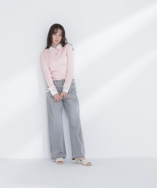 マチャット　ドッキングシャツニット MACHATT ニットドッキングシャツ 美品 【公式通販】