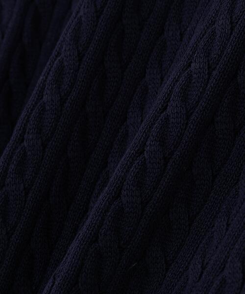 NATURAL BEAUTY BASIC(ナチュラルビューティーベーシック)の「◇シャツドッキングケーブルニット(ニット/セーター・レディース・ホワイト系その他/ブルー系その他6/ピンク系その他・FREE)」の21枚目の写真