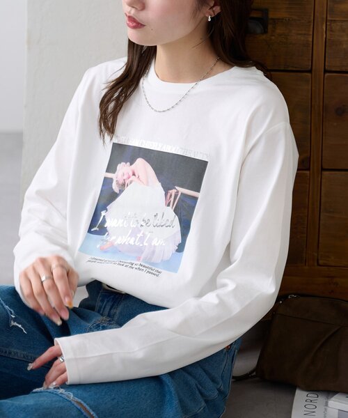 DISCOAT別注|マリリン・モンロー】ロンT（Tシャツ/カットソー