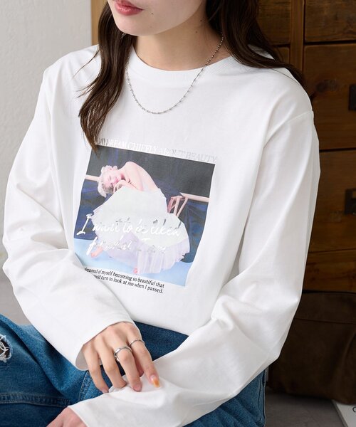 セール】【DISCOAT別注|マリリン・モンロー】ロンT（Tシャツ