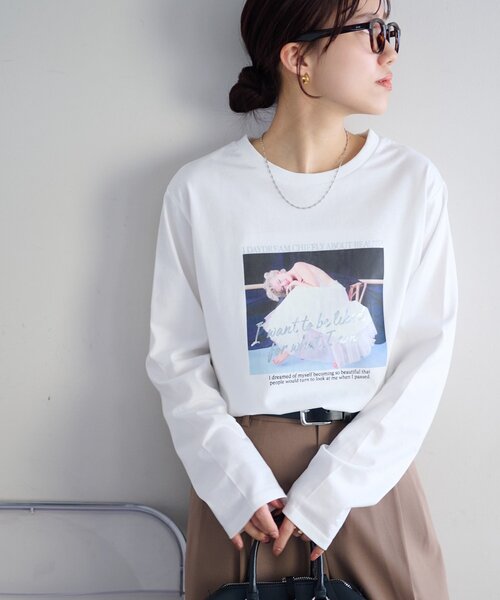 DISCOAT別注|マリリン・モンロー】ロンT（Tシャツ/カットソー