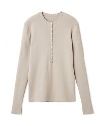 Mila Owen | 刺繍スカラヘンリーネックニット(ニット/セーター)