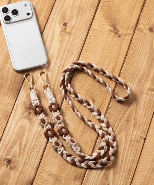 emonique（エモニーク）の「スマートフォン用ストラップ クリアストラップホルダー付 フラワー お花　あみあみ（スマホグッズ・レディース・その他4/その他12/その他9/その他7/その他19/その他13/その他10/その他8/その他18/その他17/その他16/その他15/その他14/その他6/その他11/その他5/その他3/その他2/その他1・FREE）」の2枚目の写真