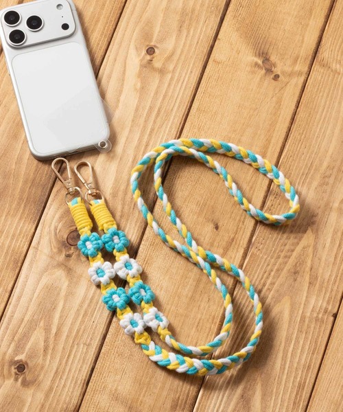 emonique（エモニーク）の「スマートフォン用ストラップ クリアストラップホルダー付 フラワー お花　あみあみ（スマホグッズ・レディース・その他4/その他12/その他9/その他7/その他19/その他13/その他10/その他8/その他18/その他17/その他16/その他15/その他14/その他6/その他11/その他5/その他3/その他2/その他1・FREE）」の3枚目の写真