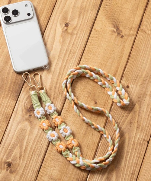 emonique（エモニーク）の「スマートフォン用ストラップ クリアストラップホルダー付 フラワー お花　あみあみ（スマホグッズ・レディース・その他4/その他12/その他9/その他7/その他19/その他13/その他10/その他8/その他18/その他17/その他16/その他15/その他14/その他6/その他11/その他5/その他3/その他2/その他1・FREE）」の5枚目の写真