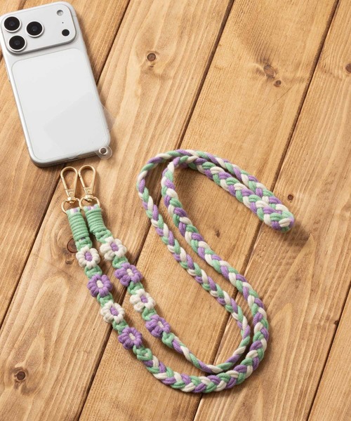 emonique（エモニーク）の「スマートフォン用ストラップ クリアストラップホルダー付 フラワー お花　あみあみ（スマホグッズ・レディース・その他4/その他12/その他9/その他7/その他19/その他13/その他10/その他8/その他18/その他17/その他16/その他15/その他14/その他6/その他11/その他5/その他3/その他2/その他1・FREE）」の6枚目の写真