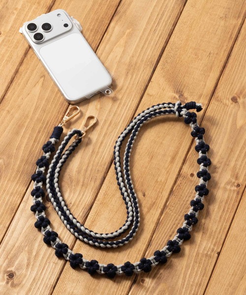 emonique（エモニーク）の「スマートフォン用ストラップ クリアストラップホルダー付 フラワー お花　あみあみ（スマホグッズ・レディース・その他4/その他12/その他9/その他7/その他19/その他13/その他10/その他8/その他18/その他17/その他16/その他15/その他14/その他6/その他11/その他5/その他3/その他2/その他1・FREE）」の7枚目の写真