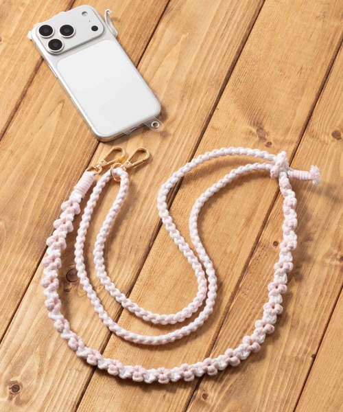 emonique（エモニーク）の「スマートフォン用ストラップ クリアストラップホルダー付 フラワー お花　あみあみ（スマホグッズ・レディース・その他4/その他12/その他9/その他7/その他19/その他13/その他10/その他8/その他18/その他17/その他16/その他15/その他14/その他6/その他11/その他5/その他3/その他2/その他1・FREE）」の8枚目の写真