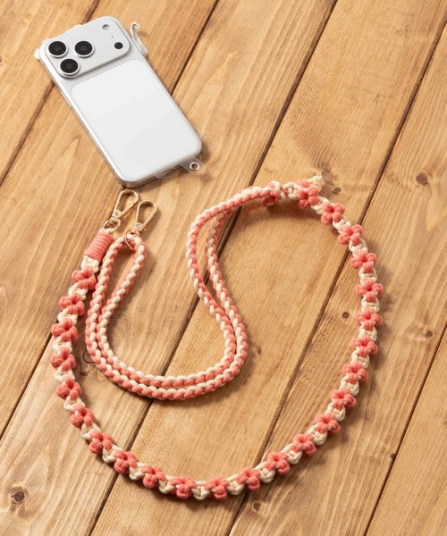 emonique（エモニーク）の「スマートフォン用ストラップ クリアストラップホルダー付 フラワー お花　あみあみ（スマホグッズ・レディース・その他4/その他12/その他9/その他7/その他19/その他13/その他10/その他8/その他18/その他17/その他16/その他15/その他14/その他6/その他11/その他5/その他3/その他2/その他1・FREE）」の9枚目の写真