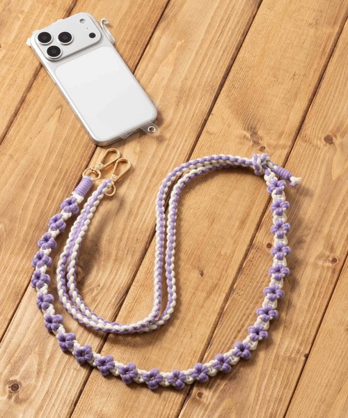 emonique（エモニーク）の「スマートフォン用ストラップ クリアストラップホルダー付 フラワー お花　あみあみ（スマホグッズ・レディース・その他4/その他12/その他9/その他7/その他19/その他13/その他10/その他8/その他18/その他17/その他16/その他15/その他14/その他6/その他11/その他5/その他3/その他2/その他1・FREE）」の11枚目の写真