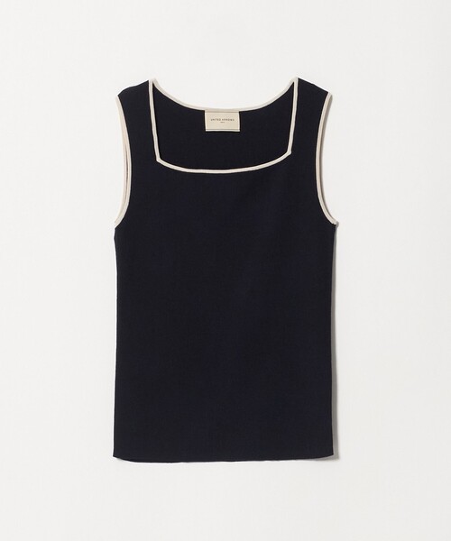 UNITED ARROWS(ユナイテッドアローズ)の「リブ スクエア キャミソールニット ‐ウォッシャブル‐(タンクトップ・レディース・ホワイト/グレー系/ネイビー/ベージュ/ブラック/その他7/その他1・FREE)」の20枚目の写真