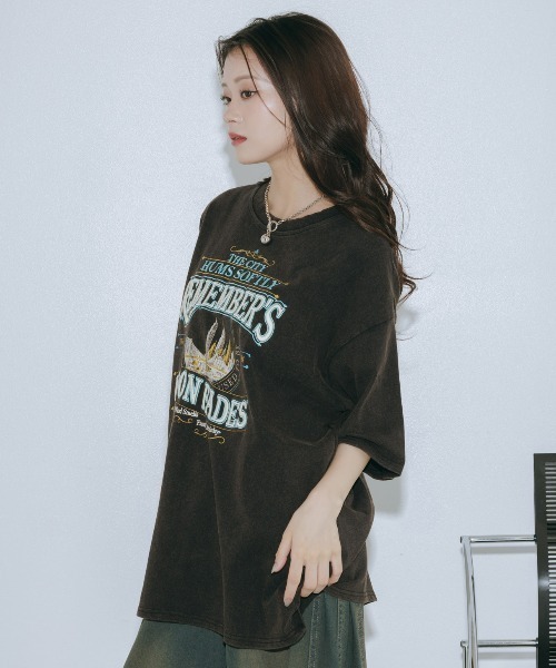 PAGEBOY(ページボーイ)の「クラフトスケープT /Tシャツ【選べる着丈・新色追加】(Tシャツ/カットソー・レディース・チャコールグレー/オートミール/レッド/オフホワイト/ターコイズブルー・SMALL/FREE)」の14枚目の写真