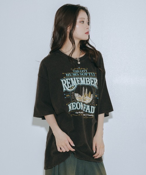 PAGEBOY(ページボーイ)の「クラフトスケープT /Tシャツ【選べる着丈・新色追加】(Tシャツ/カットソー・レディース・チャコールグレー/オートミール/レッド/オフホワイト/ターコイズブルー・SMALL/FREE)」の13枚目の写真