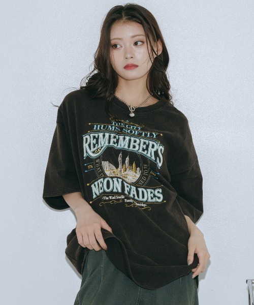 PAGEBOY(ページボーイ)の「クラフトスケープT /Tシャツ【選べる着丈・新色追加】(Tシャツ/カットソー・レディース・チャコールグレー/オートミール/レッド/オフホワイト/ターコイズブルー・SMALL/FREE)」の15枚目の写真
