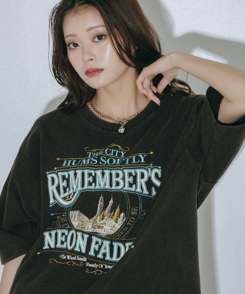 PAGEBOY(ページボーイ)の「クラフトスケープT /Tシャツ【選べる着丈・新色追加】(Tシャツ/カットソー・レディース・チャコールグレー/オートミール/レッド/オフホワイト/ターコイズブルー・SMALL/FREE)」の12枚目の写真