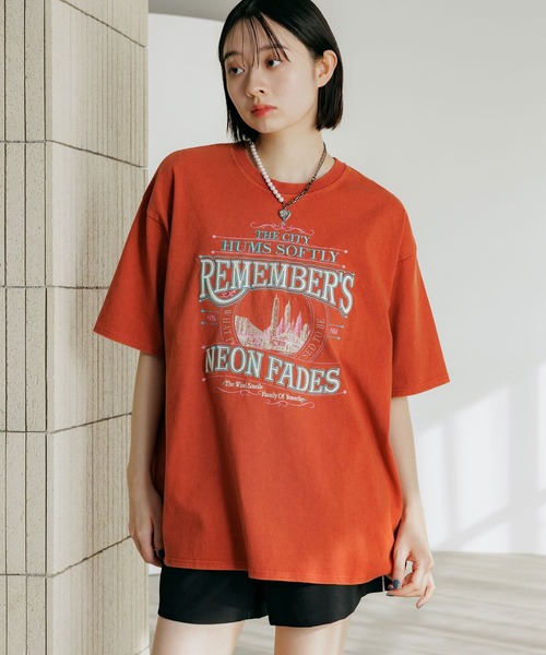 PAGEBOY（ページボーイ）の「クラフトスケープT（Tシャツ/カットソー・レディース・チャコールグレー/オートミール/レッド・SMALL/FREE）」の16枚目の写真