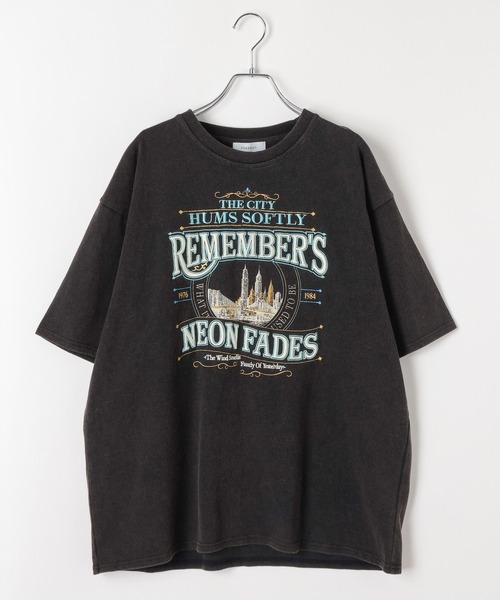 PAGEBOY（ページボーイ）の「クラフトスケープT（Tシャツ/カットソー・レディース・チャコールグレー/オートミール/レッド・SMALL/FREE）」の11枚目の写真