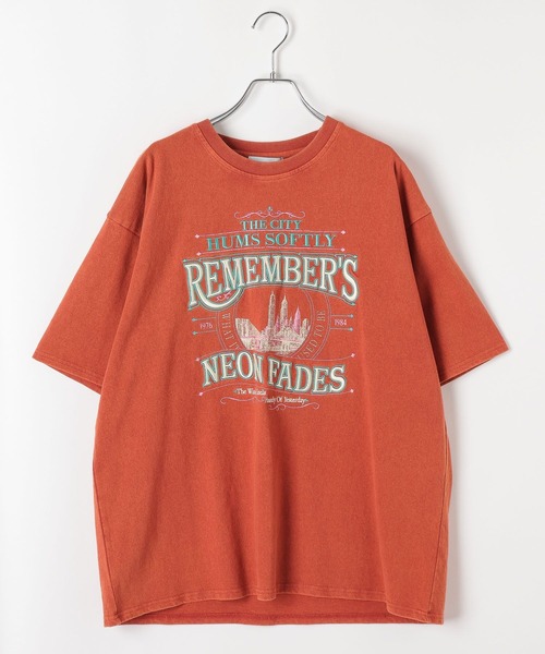 PAGEBOY（ページボーイ）の「クラフトスケープT（Tシャツ/カットソー・レディース・チャコールグレー/オートミール/レッド・SMALL/FREE）」の6枚目の写真