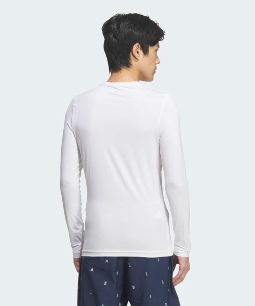 adidas(アディダス)の「ベースレイヤー 長袖【adidas Golf/アディダスゴルフ】(Tシャツ/カットソー・メンズ・ホワイト・3XL/XX-LARGE/X-LARGE/SMALL/MEDIUM/LARGE)」の2枚目の写真
