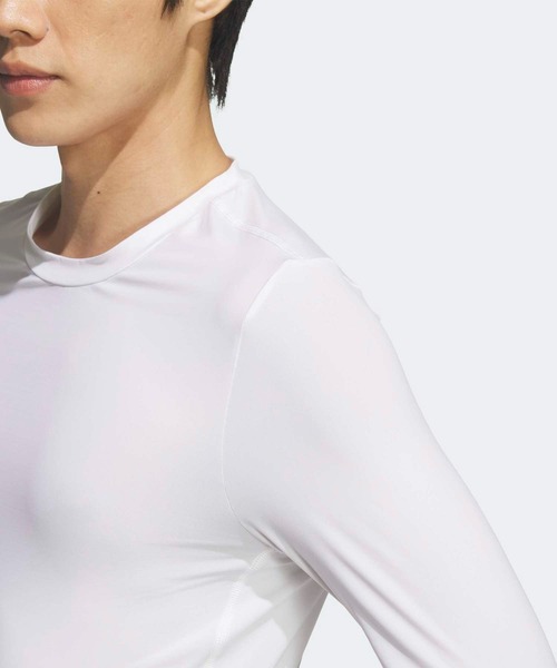 adidas(アディダス)の「ベースレイヤー 長袖【adidas Golf/アディダスゴルフ】(Tシャツ/カットソー・メンズ・ホワイト・3XL/XX-LARGE/X-LARGE/SMALL/MEDIUM/LARGE)」の4枚目の写真