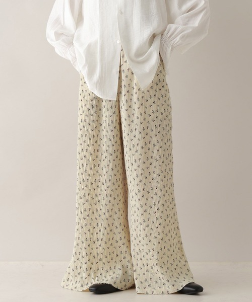 RAGEBLUE（レイジブルー）の「楊柳アソートワイドイージーパンツ（スラックス・レディース・グレー/ブラウン/ブルー系/ブラック系/ホワイト系・FREE）」の19枚目の写真