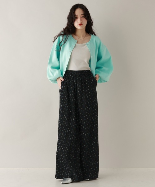 RAGEBLUE（レイジブルー）の「楊柳アソートワイドイージーパンツ（スラックス・レディース・グレー/ブラウン/ブルー系/ブラック系/ホワイト系・FREE）」の15枚目の写真