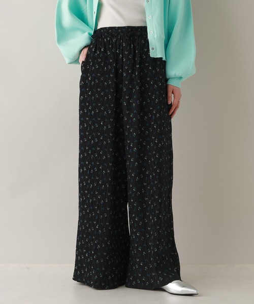 RAGEBLUE（レイジブルー）の「楊柳アソートワイドイージーパンツ（スラックス・レディース・グレー/ブラウン/ブルー系/ブラック系/ホワイト系・FREE）」の6枚目の写真