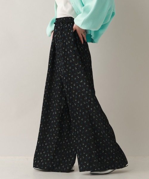 RAGEBLUE（レイジブルー）の「楊柳アソートワイドイージーパンツ（スラックス・レディース・グレー/ブラウン/ブルー系/ブラック系/ホワイト系・FREE）」の8枚目の写真