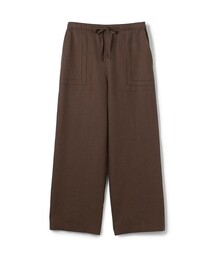 フレンチリネン イージーストレートパンツ