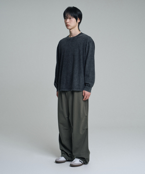 MOOVN（ムブン）の「パラシュートワイドバンディングパンツカーキ（その他パンツ・メンズ・その他・LARGE/MEDIUM/X-LARGE）」の4枚目の写真