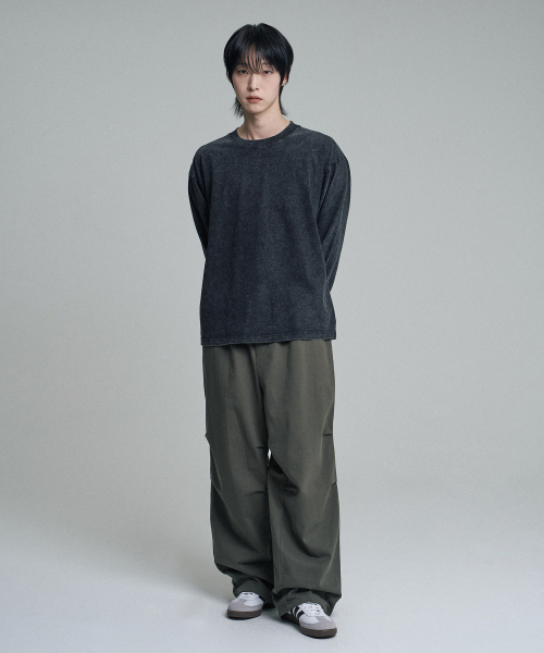 MOOVN（ムブン）の「パラシュートワイドバンディングパンツカーキ（その他パンツ・メンズ・その他・LARGE/MEDIUM/X-LARGE）」の5枚目の写真