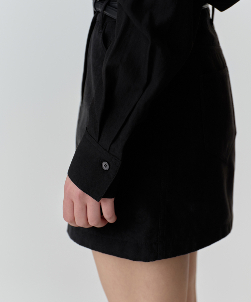 MUSINSA STANDARD WOMAN（ムシンサスタンダードウーマン）の「ウィメンズスカーフタイブラウス[ブラック]（シャツ/ブラウス・レディース・その他・LARGE/X-SMALL/SMALL/MEDIUM）」の2枚目の写真
