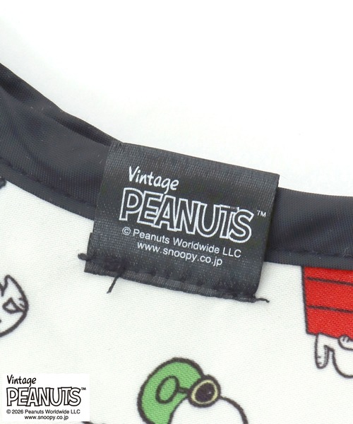 PEANUTS（ピーナッツ）の「Vintage PEANUTS×FRUIT OF THE LOOM コラボ スヌーピー キャラクター総柄エコバッグ（エコバッグ/サブバッグ・レディース・ブラック系その他/イエロー系その他/ホワイト系その他・FREE）」の16枚目の写真