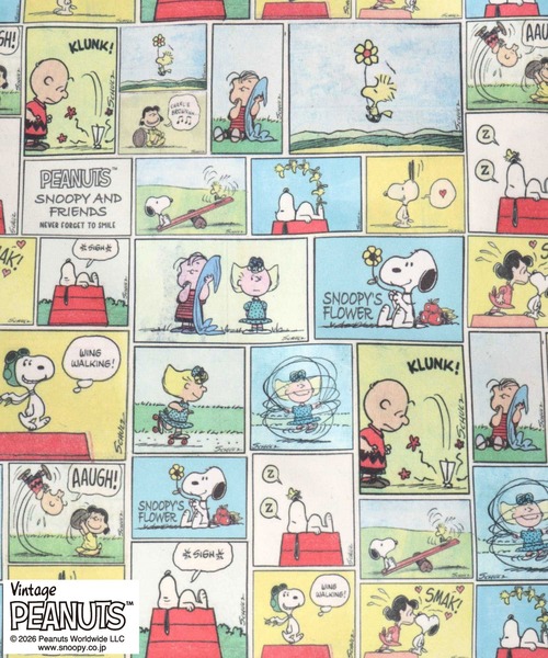 PEANUTS（ピーナッツ）の「Vintage PEANUTS×FRUIT OF THE LOOM コラボ スヌーピー キャラクター総柄エコバッグ（エコバッグ/サブバッグ・レディース・ブラック系その他/イエロー系その他/ホワイト系その他・FREE）」の19枚目の写真