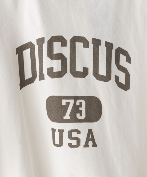 RAGEBLUE（レイジブルー）の「＜DISCUS/ディスカス＞カレッジBIGショートTシャツ（Tシャツ/カットソー・レディース・ブラック/ブルー/グレー/オフホワイト/ライトブルー/レッド・FREE）」の19枚目の写真