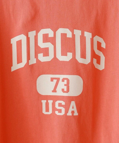 RAGEBLUE（レイジブルー）の「＜DISCUS/ディスカス＞カレッジBIGショートTシャツ（Tシャツ/カットソー・レディース・ブラック/ブルー/グレー/オフホワイト/ライトブルー/レッド・FREE）」の21枚目の写真