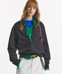 NOHANT（ノアン）の「LIGHT STAND-COLLAR BLOUSON BLACK（ナイロンジャケット）」