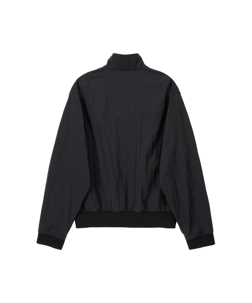 NOHANT（ノアン）の「LIGHT STAND-COLLAR BLOUSON BLACK（ナイロンジャケット・レディース・ブラック・SMALL/MEDIUM/LARGE）」の9枚目の写真